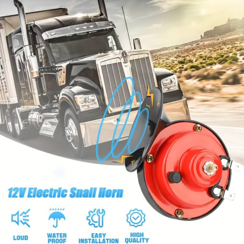 2PC 12V 300DB Super Loud Train Air Horn Waterproof Motorcycle Boat