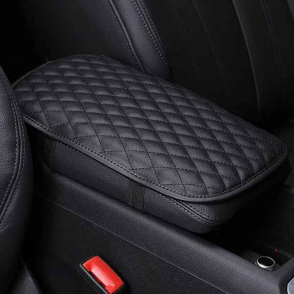 Car Armrest Pad Cover PU Leather Auto Center Console Seat Box Cover Protector Car Accessories Armrest Cushion Pad Main image