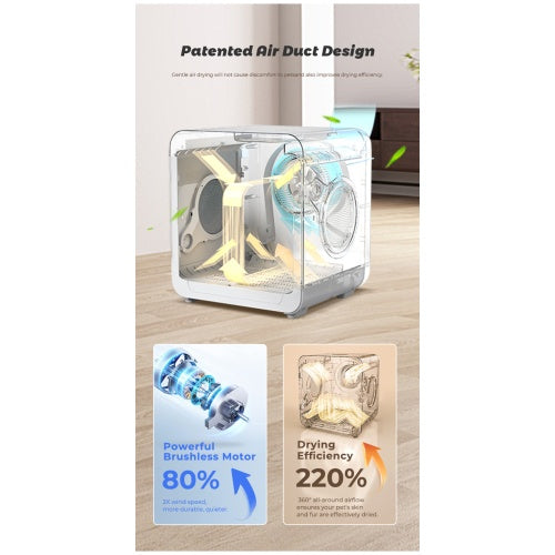Pet Dryer Room Compact At Home Safe Drying For Cats And Dogs