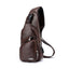 Men USB Charging Bag Men Chest Bag For Custom PU PVC Shoulder Bag Diagonal Package Messenger Travel Bag Cross Body Bags