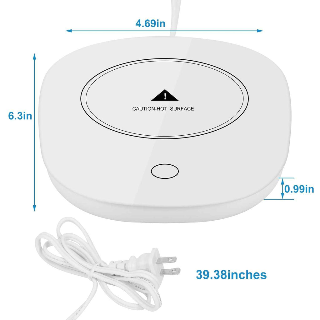 1Pc Coffee Mug Warmer Cup Warmer Auto Shut Off Coffee Tea Milk Electric Heater Pad Office Home Desk Electric Beverage Warmer Mat