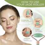Gua Sha Board 2PCS Massage Stone For Facial And Body Skincare