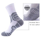 4 Pairs Compression Crew Running Socks Athletic Socks For Men With Cushion Work Hiking Basketball Sport Socks Anti-odor And Anti-slip For Running Fitness Hiking And Cycling