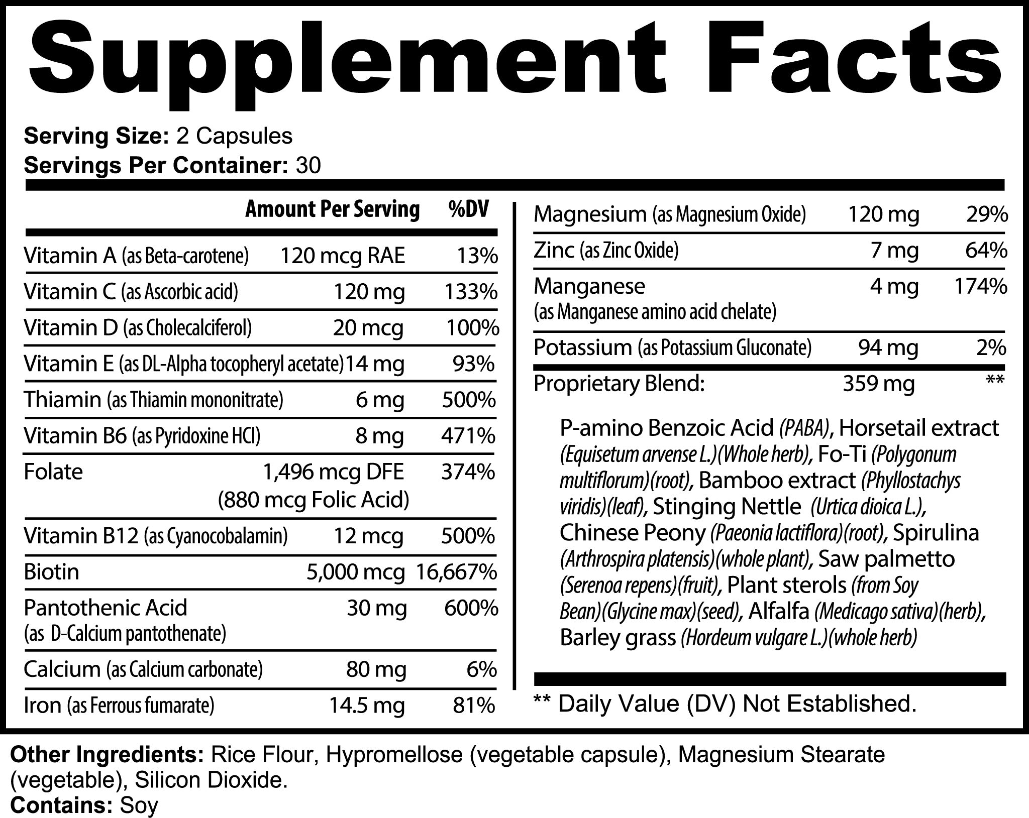 Natural Health Supplements – Hair, Skin, And Nails Vitamins Daily Use