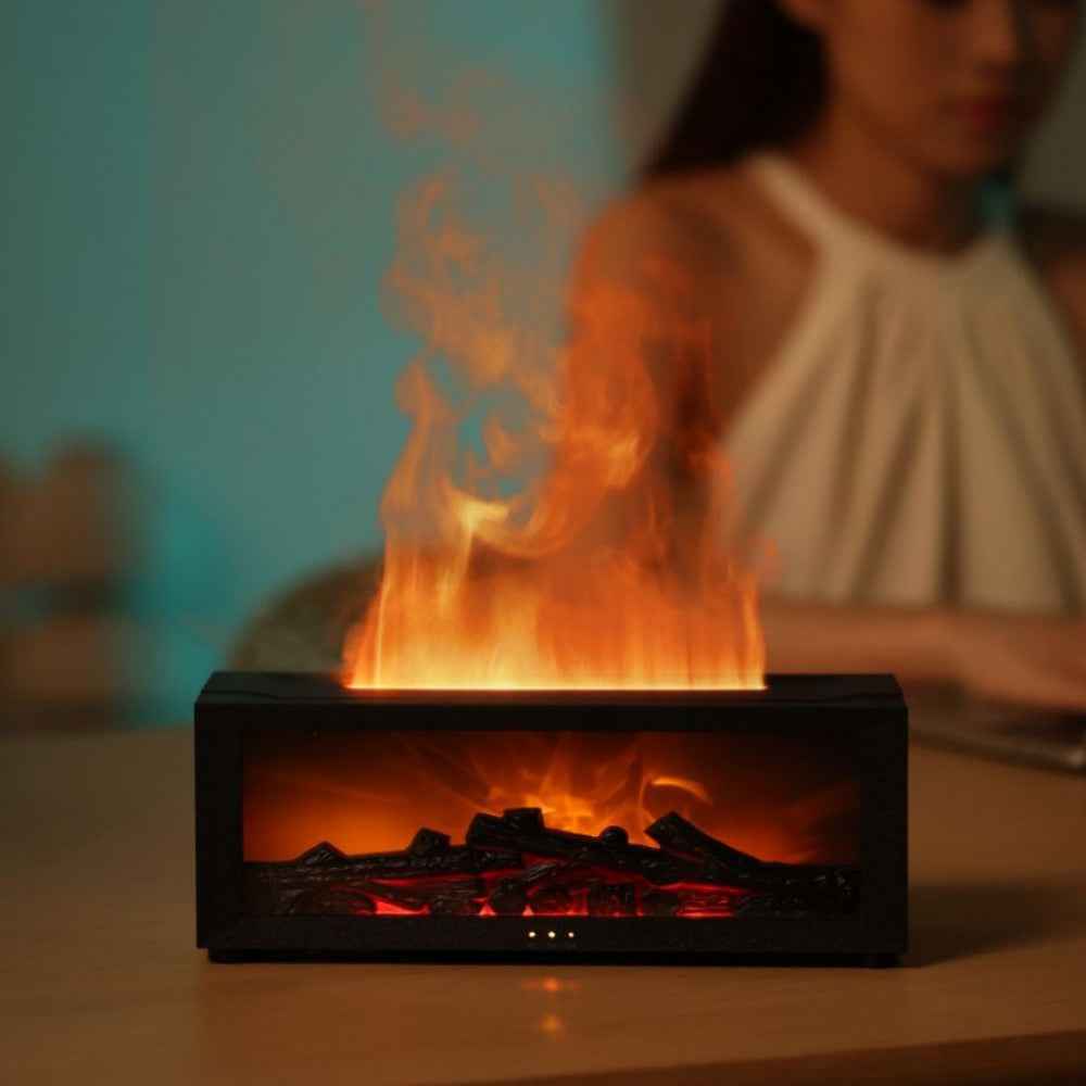 Fireplace Simulation Flame Aromatherapy Machine Main image