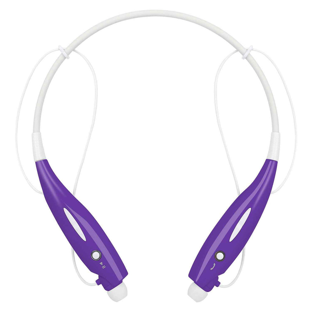 Wireless Sports Neckband Headphones Bluetooth 4.0, Lightweight Stereo Earbuds with Noise Cancellation, Long Battery Life, Hands-Free Calling, Multiple Colors