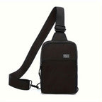 Small Crossbody Bags For Women & Men, Mini Sling Bag Fanny Packs Crossbody Purse, Chest Bag For Travelling, Hiking, Running -Black