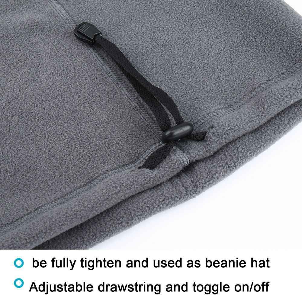 Winter Windproof Scarves Fleece Tube Scarf Mask Soft Half Face Cover SKi Snowboard Neck Warmer Gaiter Fashion Women Men Winter Fleece Face Mask Scarf Balaclava Neck Warmer