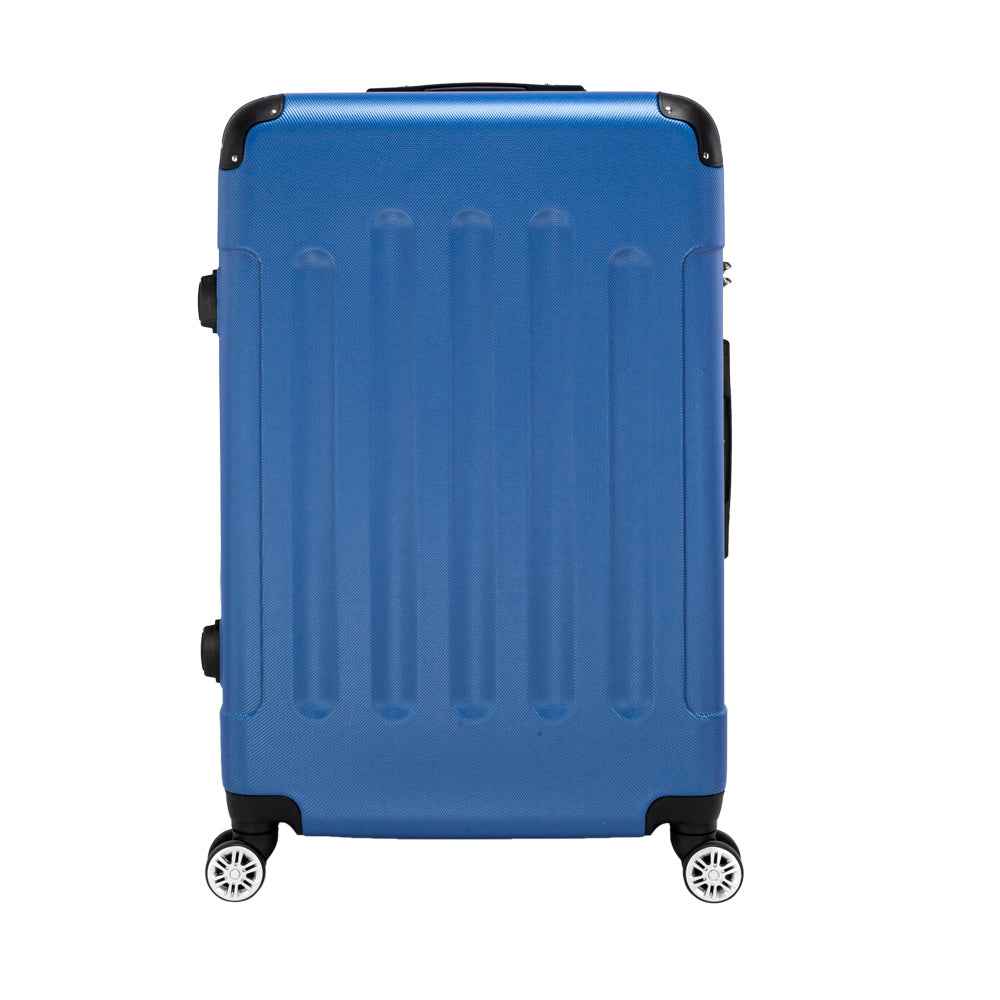 Three In One ABS Suitcase 20 Inches 24 Inches 28 Inches Blue
