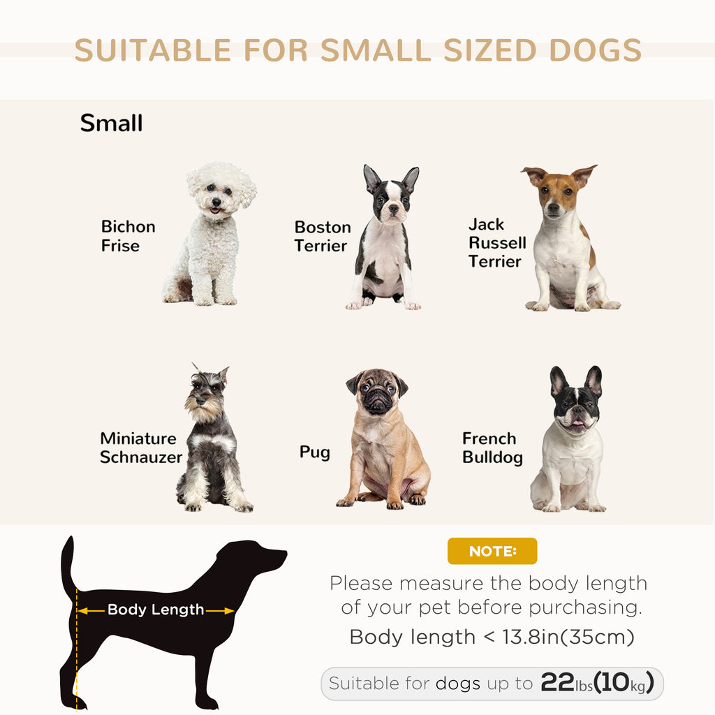 Luxury Small Dog Bed With Hidden Storage Plush Foam
