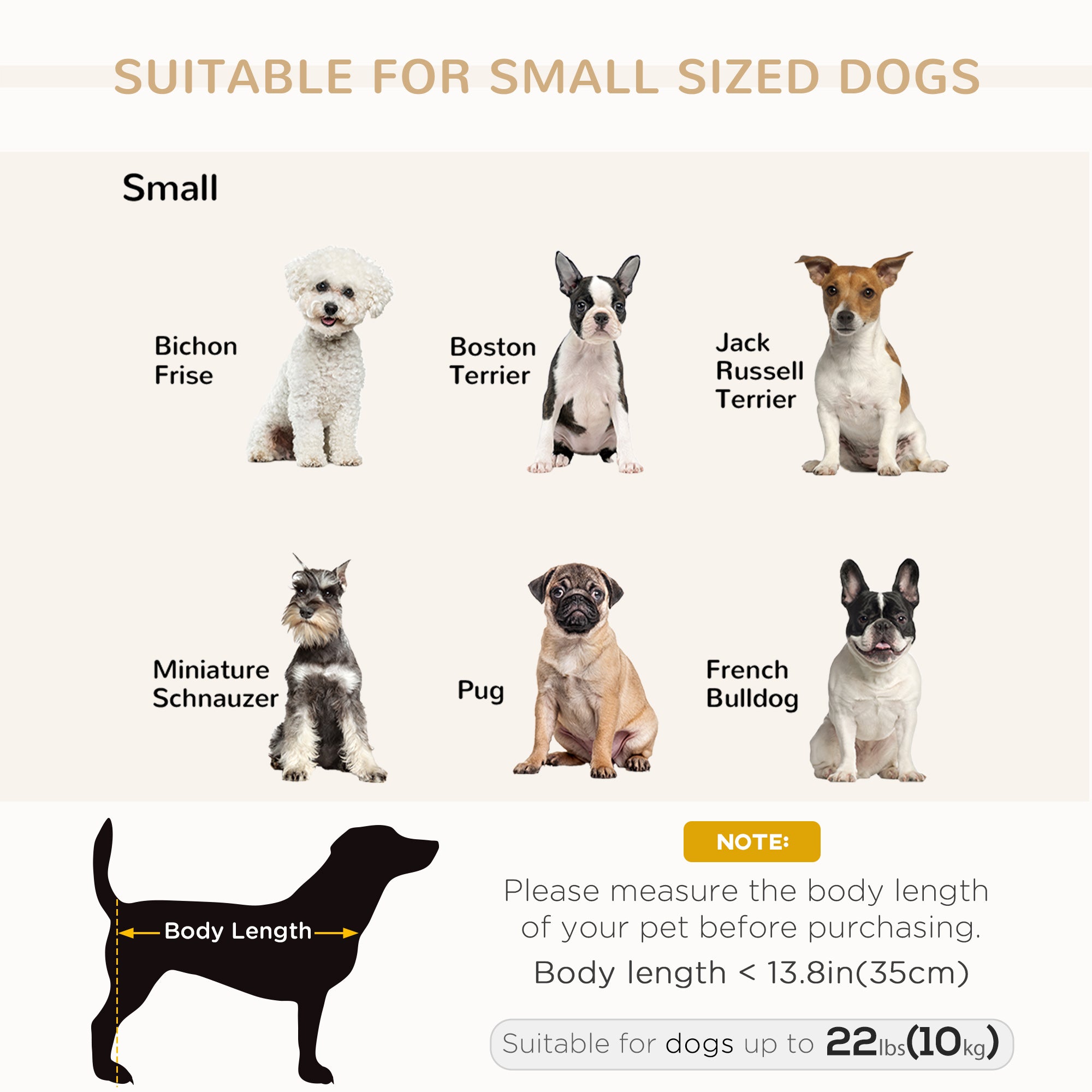 Luxury Small Dog Bed With Hidden Storage Plush Foam