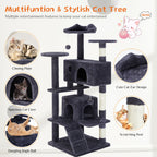 Multi Functional Cat Treehouse Cat Climbing Frame for Indoor Cats