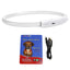 USB Rechargeable LED Dog Collar Multi Color Lighting Cuttable Length