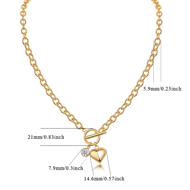 Meteor Wish - A Fashionable And Trendy Necklace Pendant 1-carat Moissanite S925 And Gold Plating
