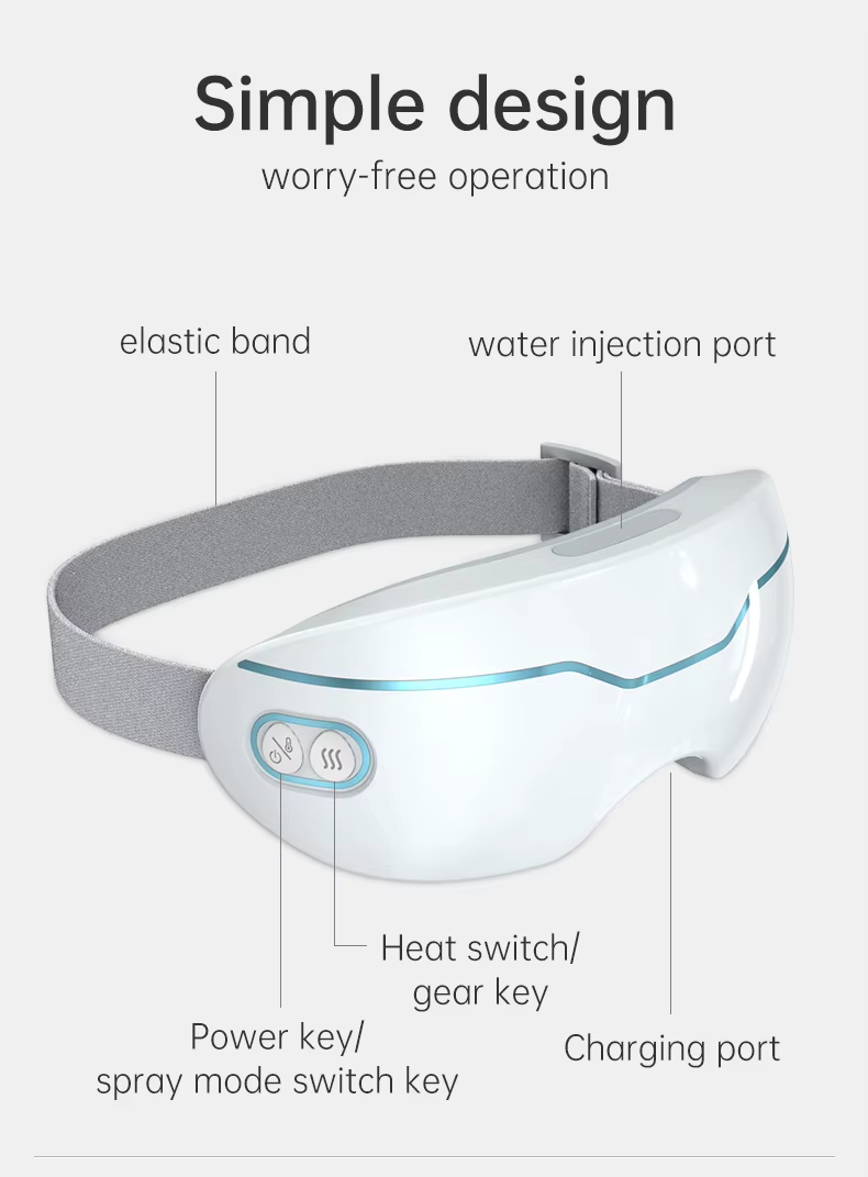 Intelligent Cooling Eye Spa Therapy Tool With Water Spray And Steam