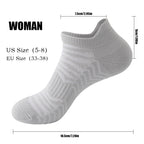 3 Pairs No Show Socks Womens Low Cut Ankle Short Anti-slid Athletic Running Novelty Casual Invisible Liner Socks dimensions and sizing.