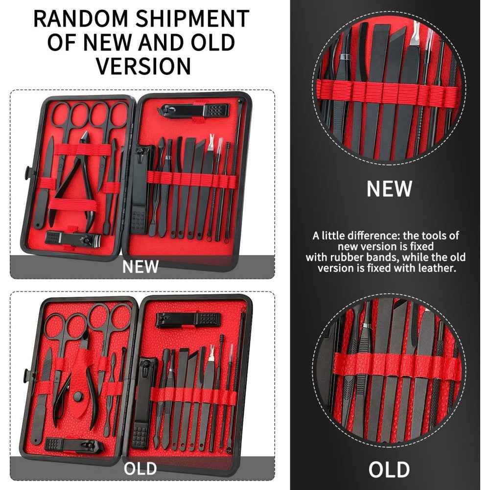 18-Piece Nail Clippers Trimming Tool Set Manicure Set Pedicure Kit Nail Clippers  Professional