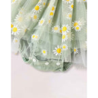 Newborn Infant Baby Girl Summer Outfits Romper Dress Floral Jumpsuit With Bow Headband Set
