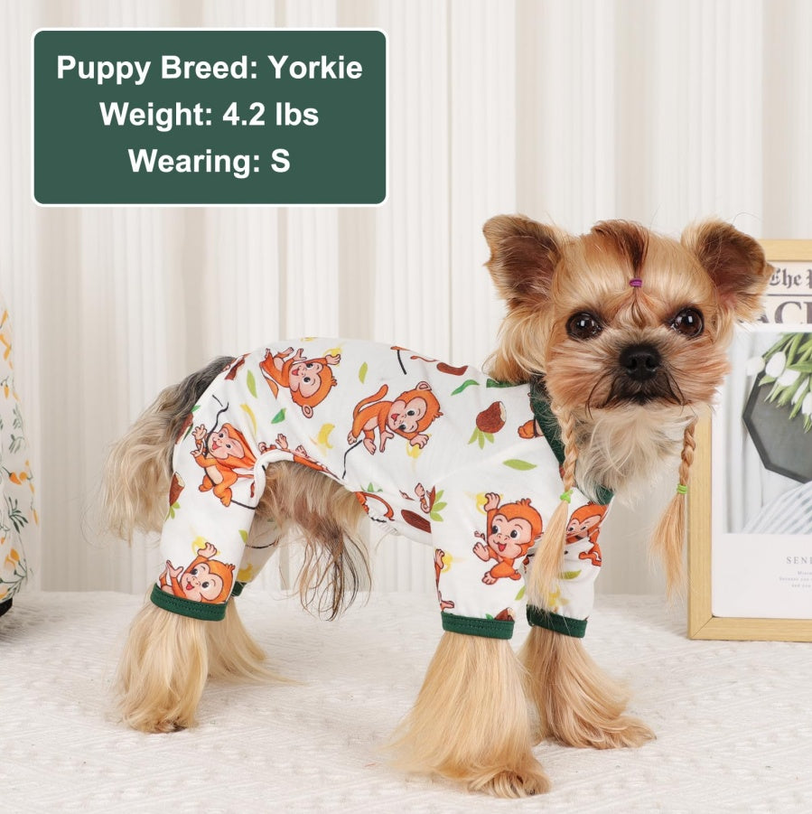Dog Pajamas Pjs Spring Summer Dog Clothes For Small Dogs Girl Boy