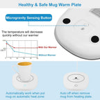 1Pc Coffee Mug Warmer Cup Warmer Auto Shut Off Coffee Tea Milk Electric Heater Pad Office Home Desk Electric Beverage Warmer Mat