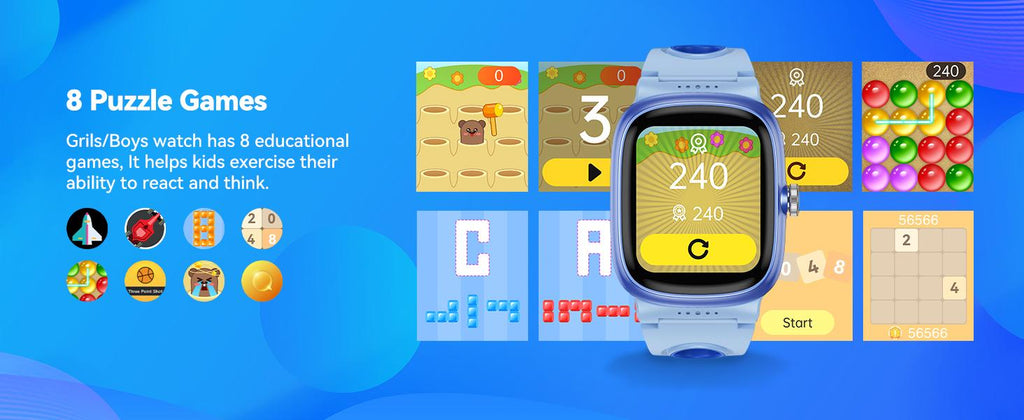 K1 Children's Smart Watch Compatible With iPhone And Android